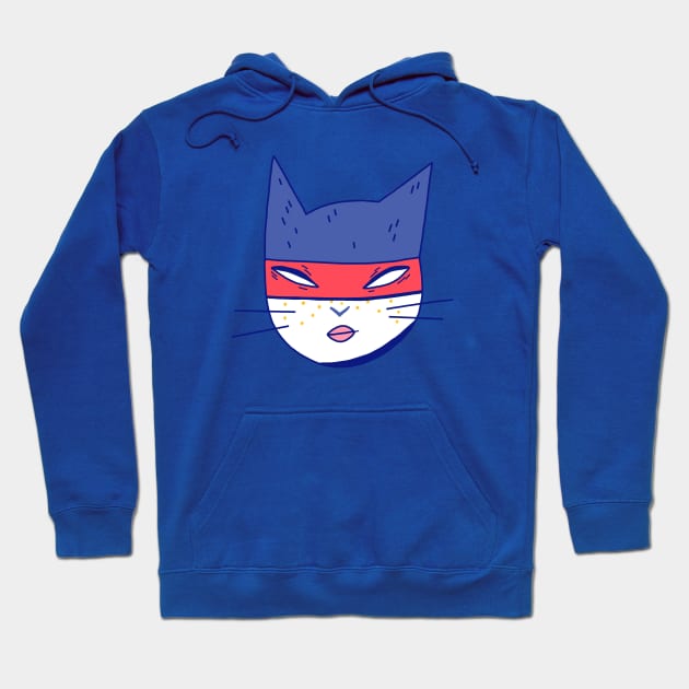 Ninja Cat Hoodie by GiuliaM